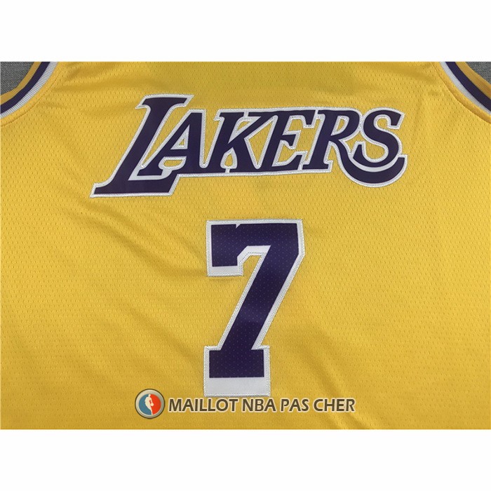Maillot Los Angeles Lakers Carmelo Anthony NO 7 Icon 2020 Jaune